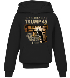 Trump 45 Greater Than 44 Gun Rights 2nd Amendment Tshirt USA