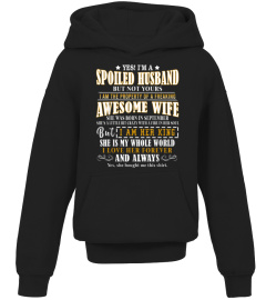 Yes I'm a spoiled Husband of A September Wife T-shirt