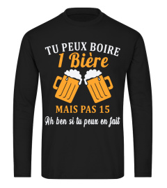 T-shirt drôle de bière