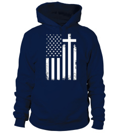 American Flag Cross