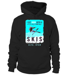 Alta Utah T Shirt Skiing Clothes Adult Kids Cool Clothing