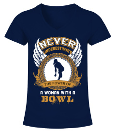 LAWN BOWL T-SHIRT WOMAN V-NECK