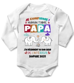 JE CONFIRME! MAMAN T'AIME PAPA