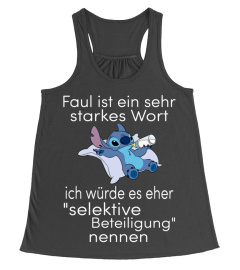 FAUL IST EIN SEHR STARKES WORT ICH WURDE ES EHER "SELEKTIVE BETEILIGUNG" NENNEN