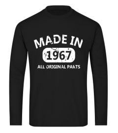 50th Birthday Made In 1967 T-shirt Father's Day Gift Funny