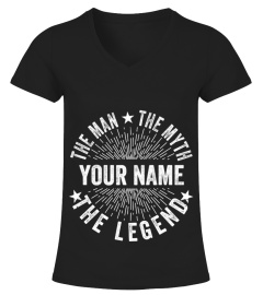 Custom name shirts - the man the myth the legend