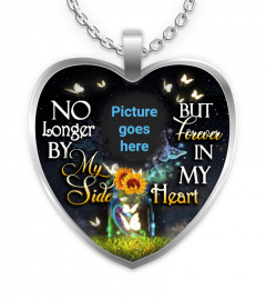 No Longer By My Side Heart Necklace