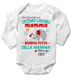 STAI FACENDO UN OTTIMO LAVORO MAMMA