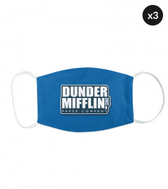 Dunder Mifflin Face Mask 3 Pack