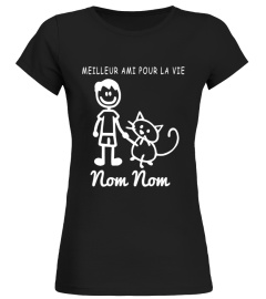 Personnaliser meilleur ami pour la vie garçon et chat