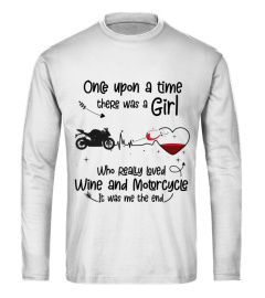 ONCE UPON GIRL - MOTORCYCLE - WINE