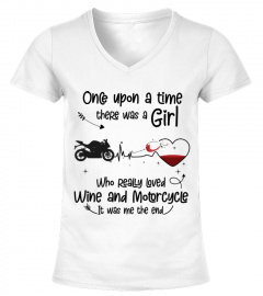 ONCE UPON GIRL - MOTORCYCLE - WINE