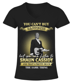 YOU CAN'T BUY HAPPINESS BUT YOU CAN LISTEN TO SHAUN CASSIDY AND THAT'S PRETTY MUCH THE SAM THING