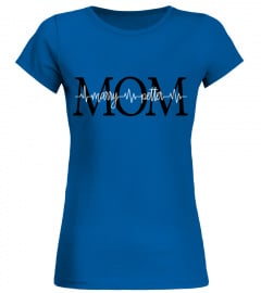 Mom Heartbeat custom name Shirt