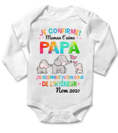 JE CONFIRME! MAMAN T'AIME PAPA