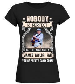 NOBODY IS PERFECT BUT IF YOU ARE A JAMES TAYLOR FAN YOU'RE PRETTY DAMN CLOSE