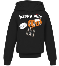 Boston Terrier happy pills T-shirt