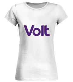 Organic Volt T-Shirt (White, Round neck, Woman)