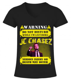 WARNING DO NOT DISTURB WHILE I'M LISTENING JC CHASEZ SERIOUS INJURY OR DEATH MAY OCCUR