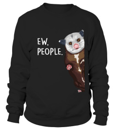 funny opossum ew people