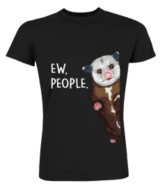 funny opossum ew people