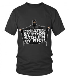 CREATED BY POOR STOLEN BY RICH | ULTRAS T-SHIRT