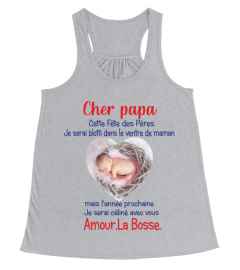 Cher papa Cette Fete des Peres Je serai blotti dans le ventre de maman