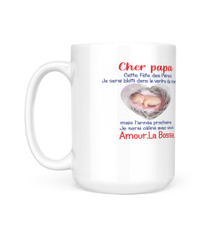 Cher papa Cette Fete des Peres Je serai blotti dans le ventre de maman