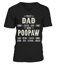 First Dad - Now Poopaw - Personalized Names - Favitee