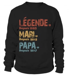 Légende Mari Papa | Custom Year | Legend Husband Daddy Since FR