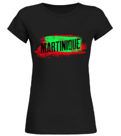 Martinique Rouge Vert Noir couleur du drapeau