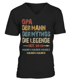 Grandad The Man The Myth The Legend | Personalise Year And Name DE