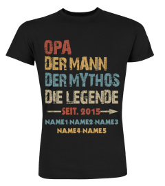 Grandad The Man The Myth The Legend | Personalise Year And Name DE