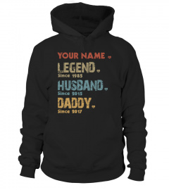 Your Name Legend Husband Daddy | Personalised Name And Year EN