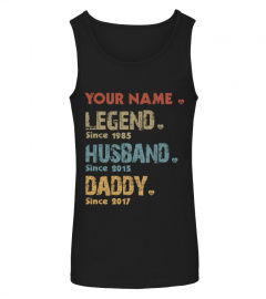 Your Name Legend Husband Daddy | Personalised Name And Year EN