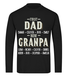 First Dad - Now Granpa - Personalized Names - Favitee