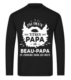 J'ai deux titres Papa et beau-papa - Family