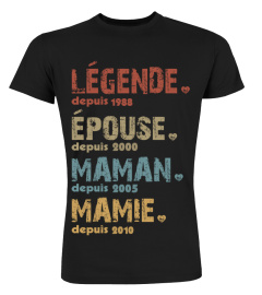 Legend Wife Mom Nana | Custom Year FR