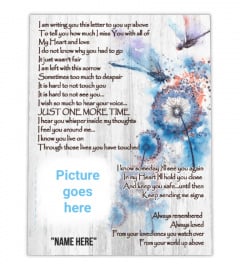 Just One More Time Memorial Canvas
