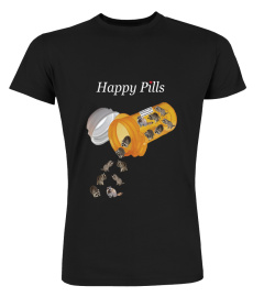 Happy pills t-shirt for Raccoon lovers