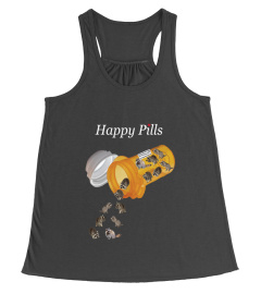 Happy pills t-shirt for Raccoon lovers