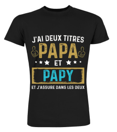 I Have Two Titles Dad And Grandad And I Rock Them Both Family In French