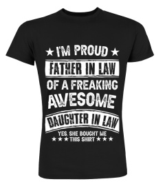 I'm A Proud Father In Law Of A Awesome Daughter In Law Family In English