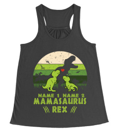 2 Names Mamasaurus Rex Dinosaur Mum | Custom Name EN