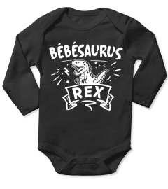 Black Babysaurus Rex Dinosaur Family FR