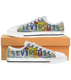 Virgo License Plates Low Top