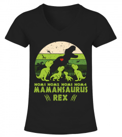 4 Names Mamasaurus Rex Dinosaur Family In French