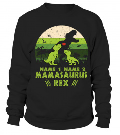2 Names Mamasaurus Rex Dinosaur Mum | Custom Name EN