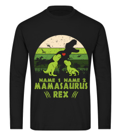 2 Names Mamasaurus Rex Dinosaur Mum | Custom Name EN