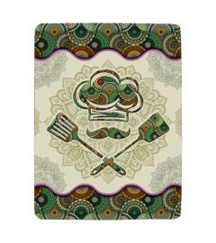 Chef Vintage Mandala Blanket